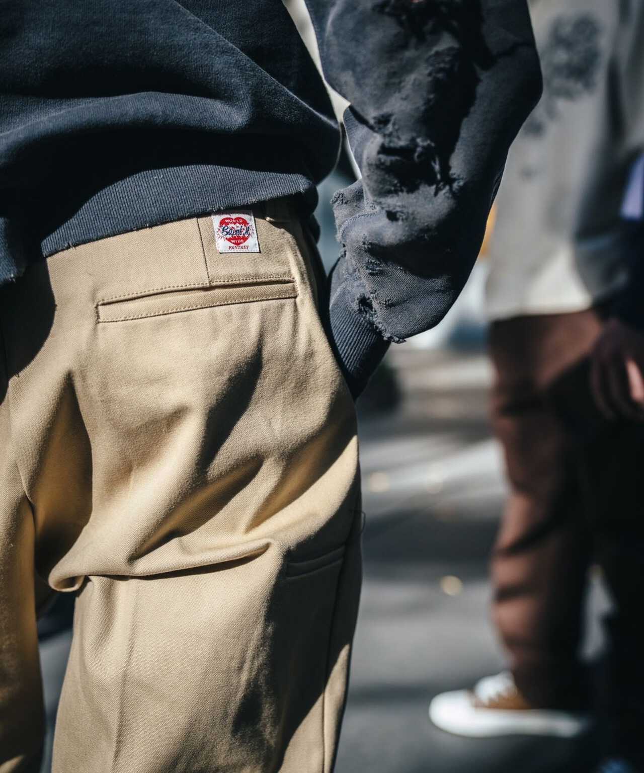 SAINT MICHAEL/セント マイケル/WIDE PANTS/BEIGE