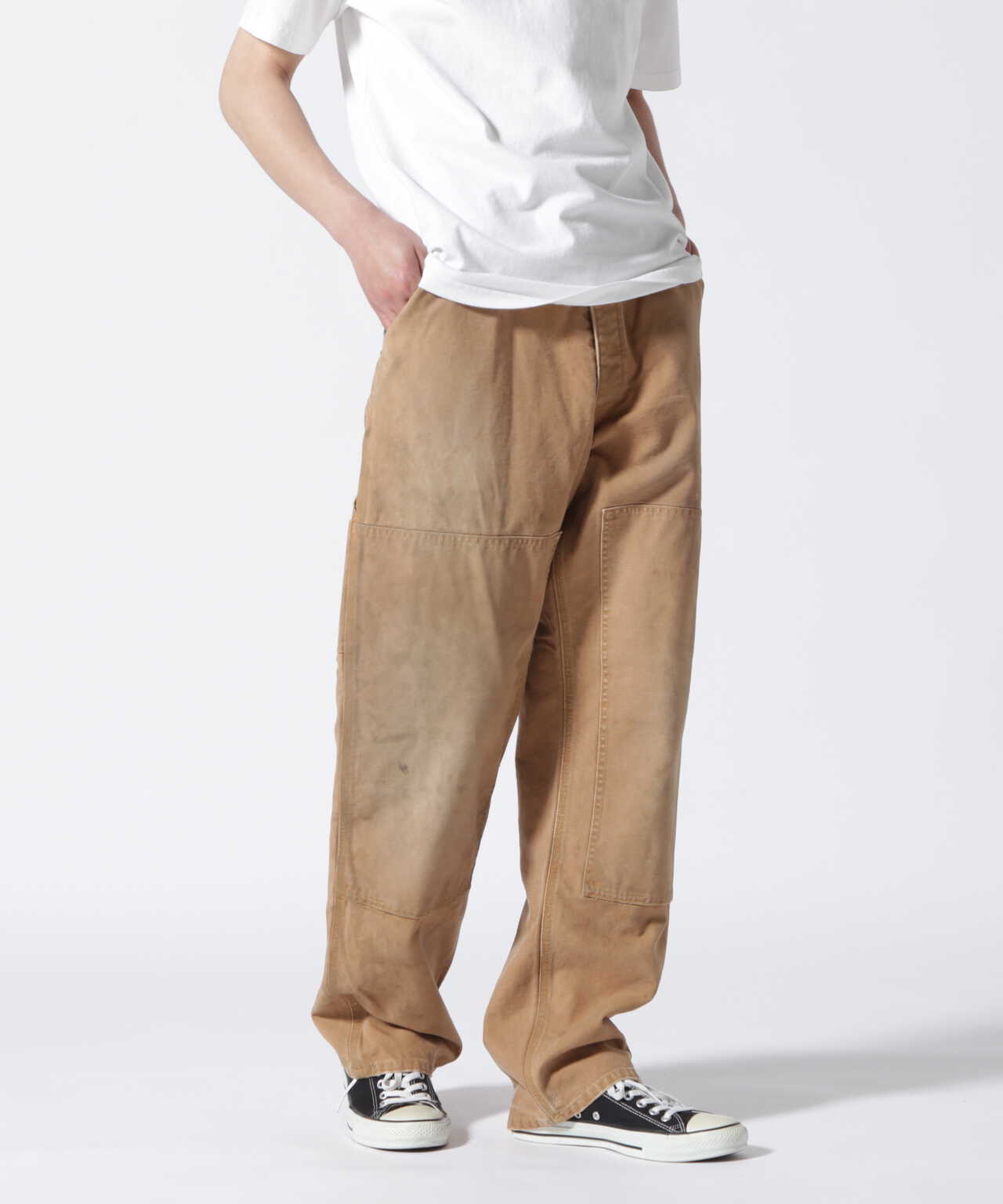 SAINT MICHAEL/セント マイケル/PANTS/DOUBLE KNEE/BEIGE | ROYAL FLASH ( ロイヤルフラッシュ )  | US ONLINE STORE（US オンラインストア）