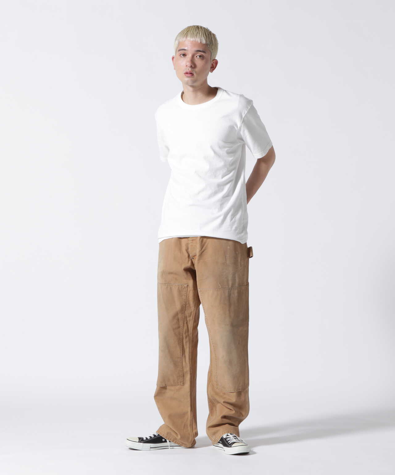 SAINT MICHAEL/セント マイケル/PANTS/DOUBLE KNEE/BEIGE | ROYAL