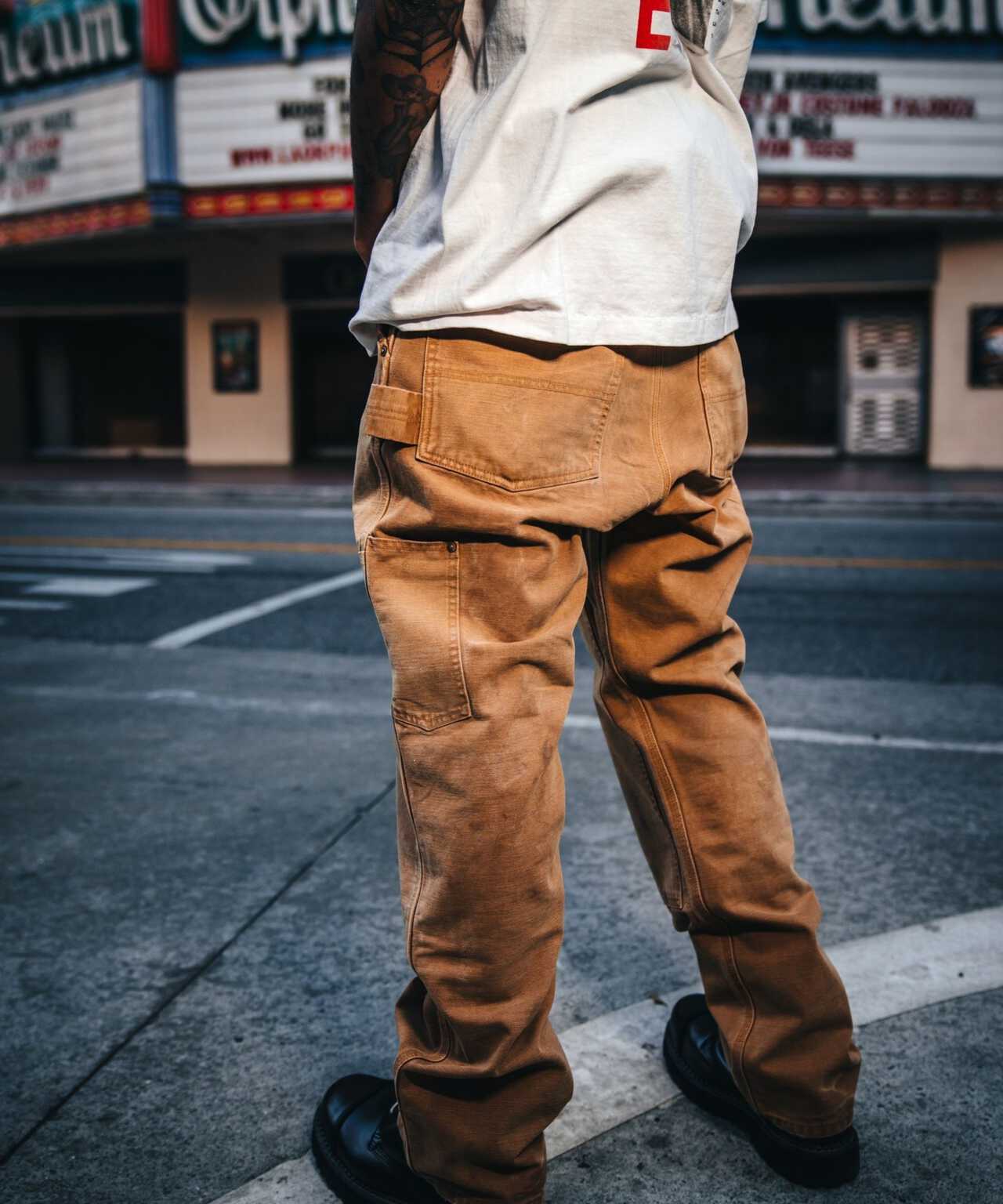 SAINT MICHAEL/セント マイケル/PANTS/DOUBLE KNEE/BEIGE | ROYAL 