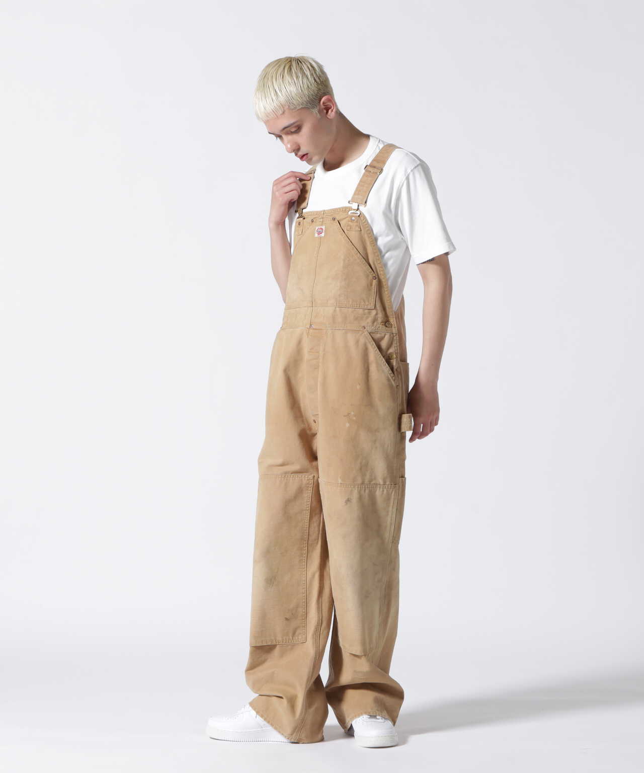 SAINT MICHAEL/セント マイケル/OVERALL/DOUBLE KNEE/BEIGE | ROYAL 