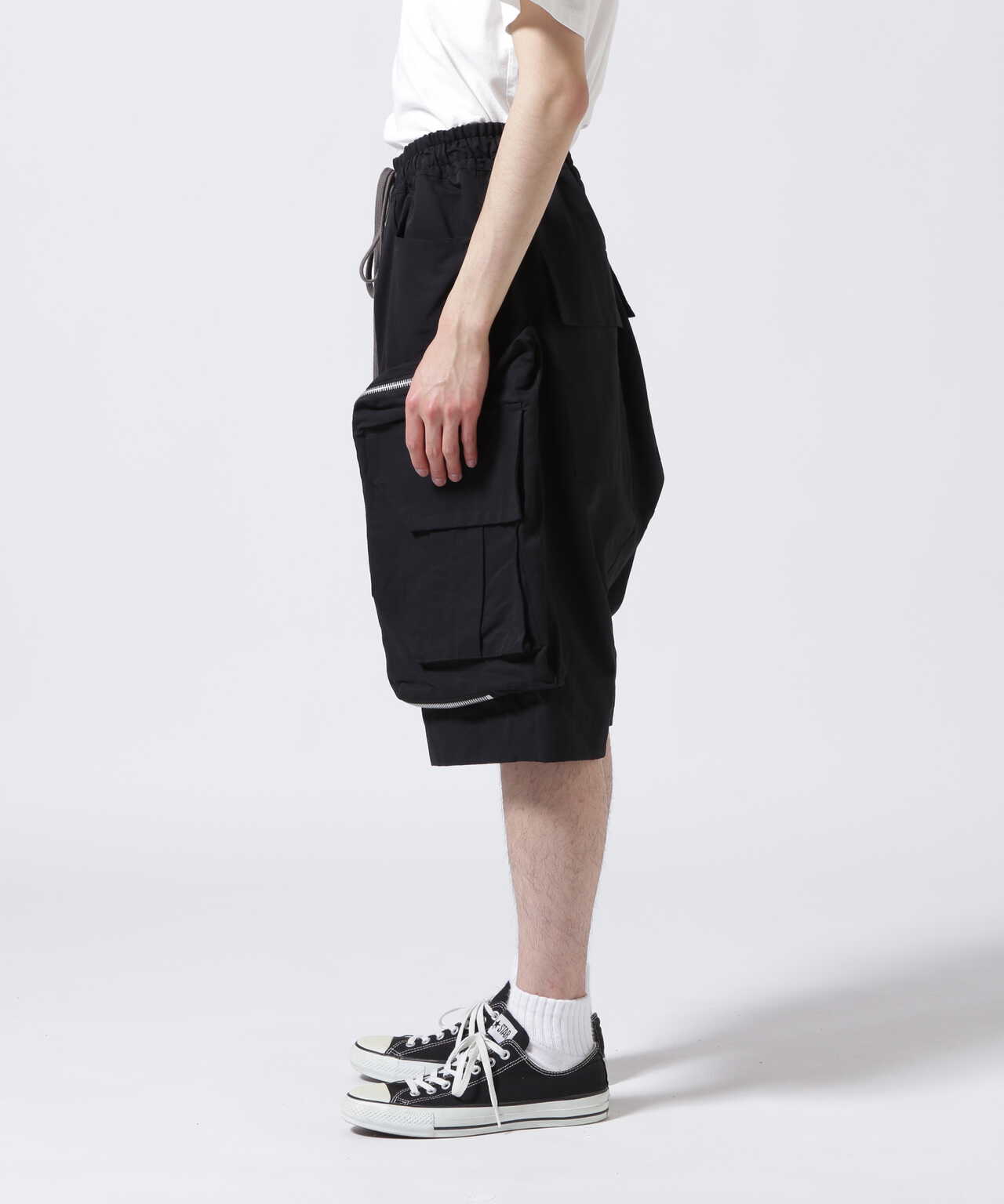 A.F ARTEFACT/RADICAL-ZIP MILITARY SARROUEL SHORTS | ROYAL FLASH