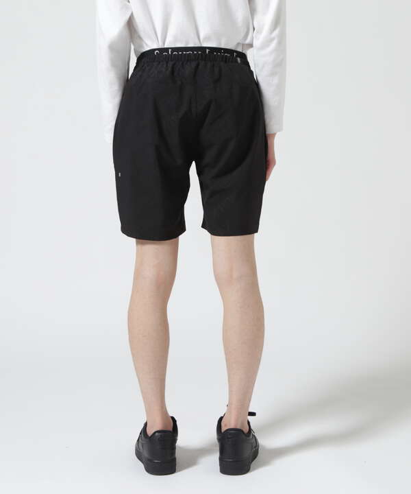 1PIU1UGUALE3 RELAX/RUNNING DIAGONAL LOGO SHORT