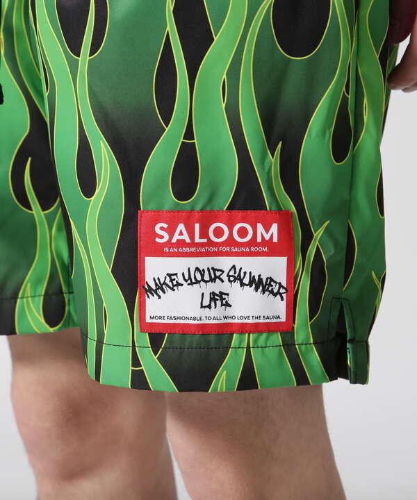 MAYO/メイヨー/MAYO × SALOOM Fire Patterned Sauna Pants