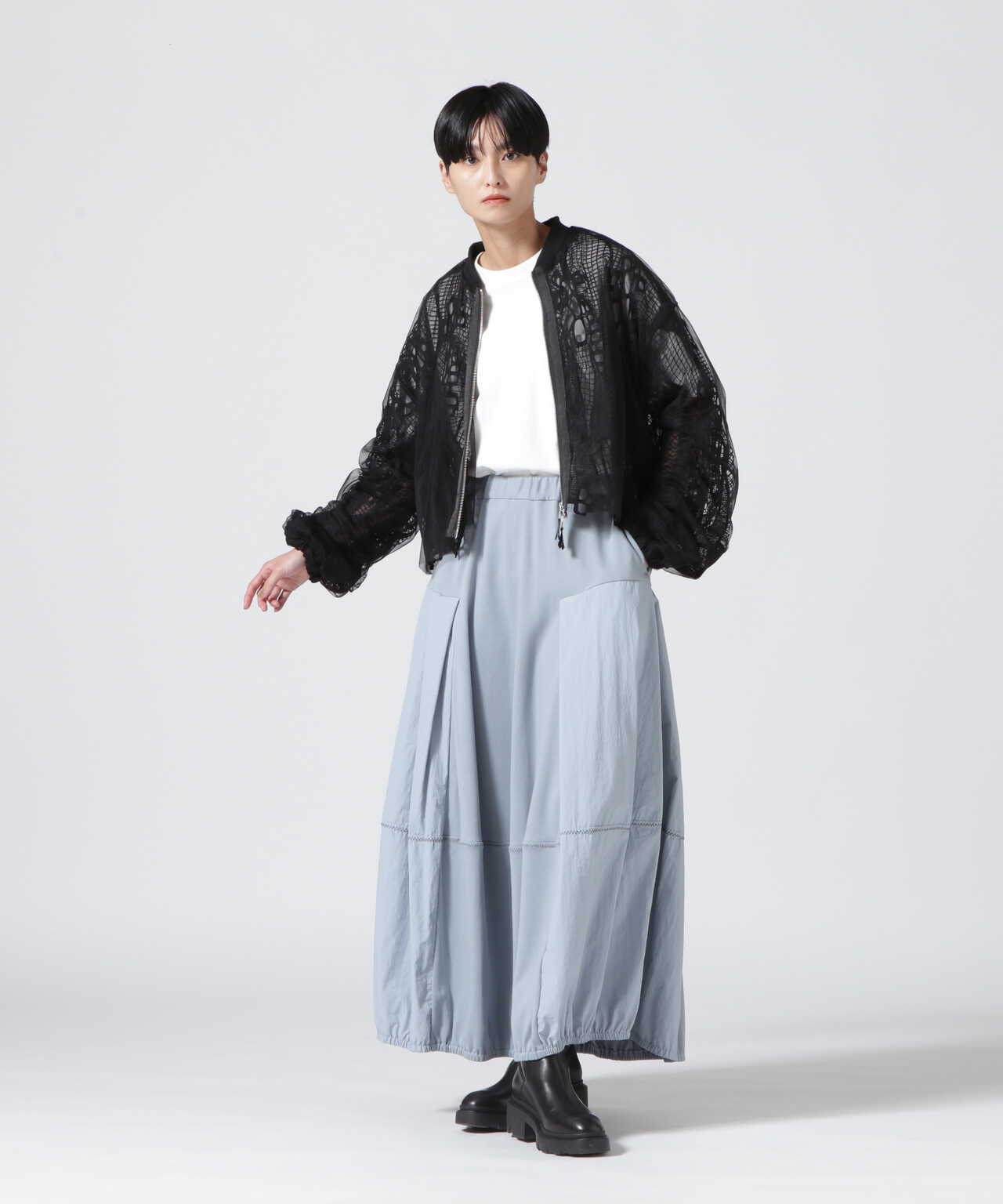 バルーンタックスカートAULA AILA BALLOON TUCK SKIRT - ロングスカート