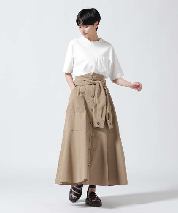 Risley/リズレー/シャツ巻き風スカート