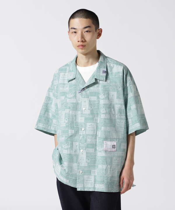 Maison MIHARAYASUHIRO/CLASSIC TAG JACQUARD H/S SHIRT