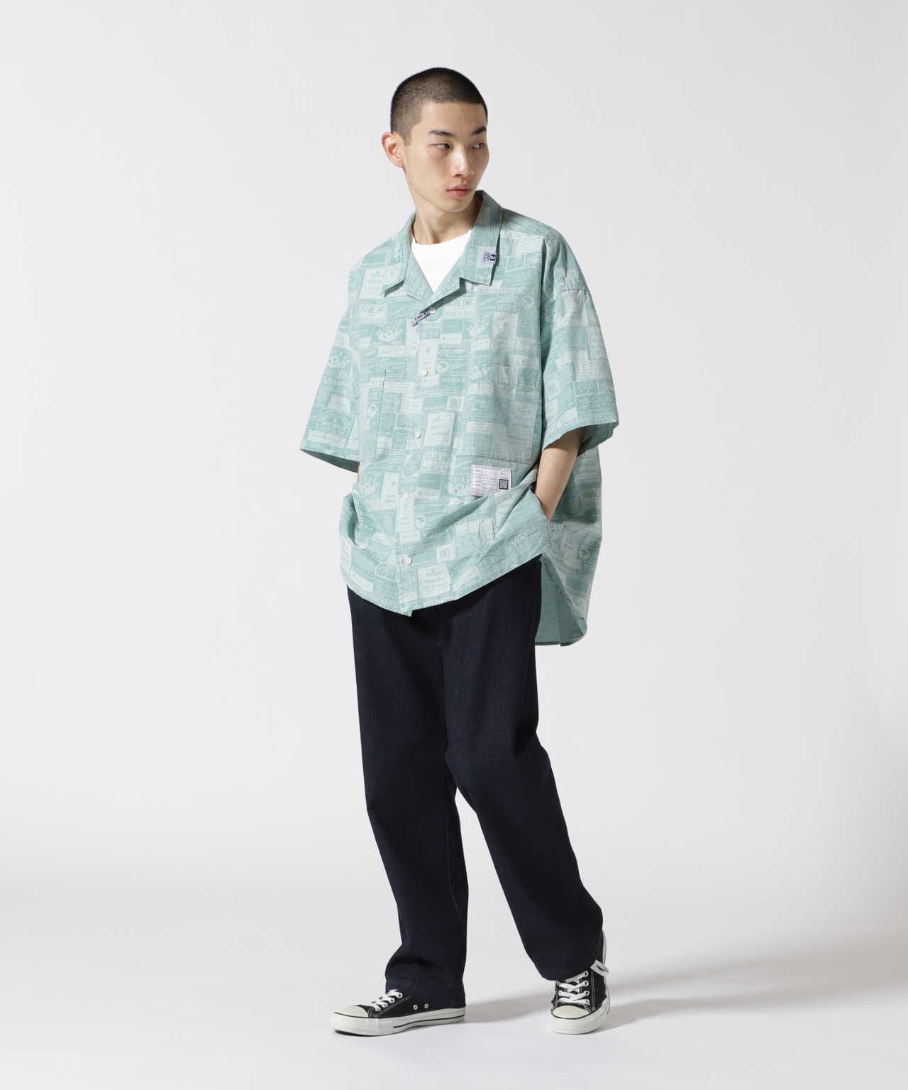 Maison MIHARAYASUHIRO/CLASSIC TAG JACQUARD H/S SHIRT | ROYAL FLASH