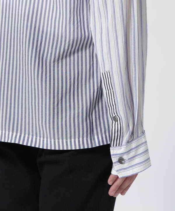 FranCisT_MOR.K.S./フランシスト モークス/4MIX STRIPED L/S SHIRT/MS3018