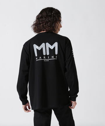muta MARINE/ムータ マリン/別注3Dバックプリント ロングスリーブTシャツ