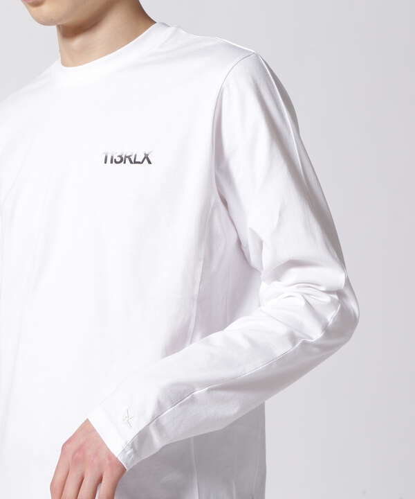 1PIU1UGUALE3 RELAX/別注TOOTHBRUSH EMBROIDERY LOGO L/S TEE