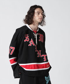 フリーサイズになりますSAINT MICHAEL 23SS LS GAMESHIRT ゲーム シャツ