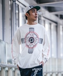 SAINT MICHAEL/セント マイケル/LS TEE/EYEBALL/WHITE | ROYAL FLASH ( ロイヤルフラッシュ ) |  US ONLINE STORE（US オンラインストア）