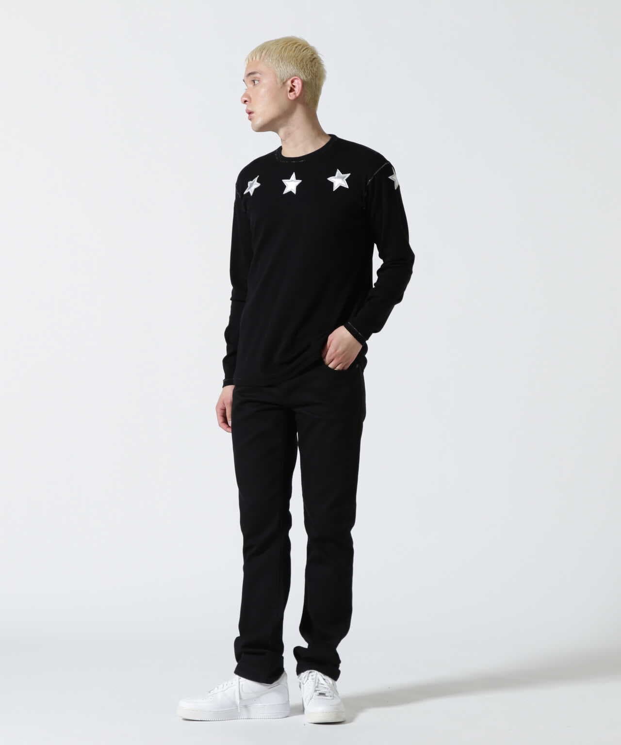 FranCisT_MOR.K.S./5STAR_M SILVER Long Sleeve Tee | ROYAL FLASH