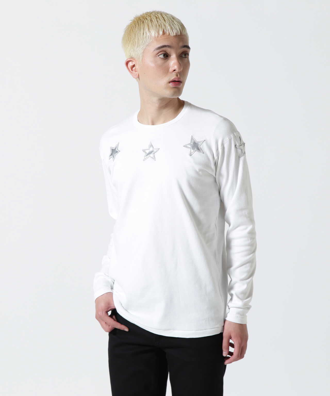 FranCisT_MOR.K.S./5STAR_M SILVER Long Sleeve Tee | ROYAL FLASH