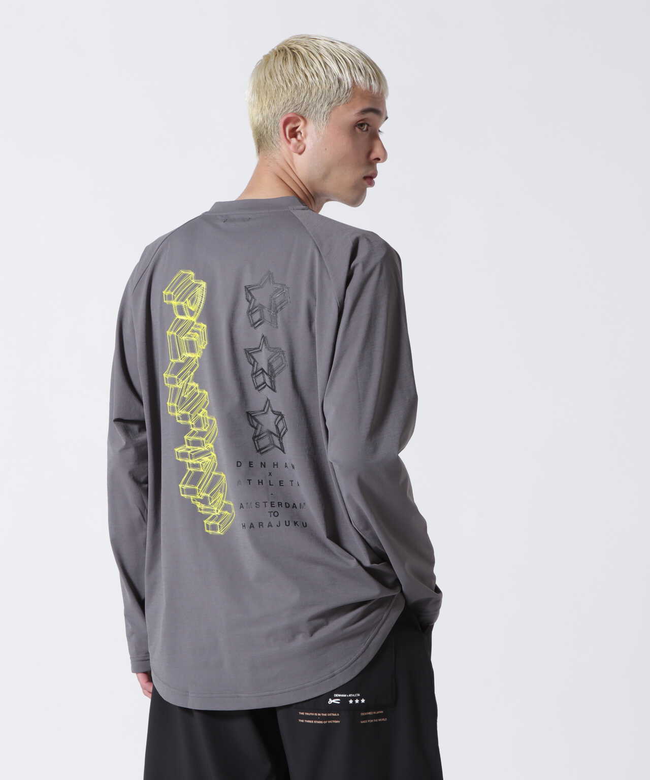 DENHAM x ATHLETA/デンハム×アスレタ/COLLABORATION ATDH RECIFE LS TEE-