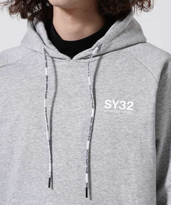 SY32 by SWEETYEARS /SLASH BIG LOGO P/O HOODIE