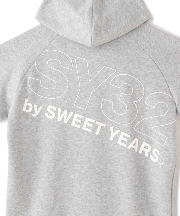 SY32 by SWEETYEARS /SLASH BIG LOGO P/O HOODIE