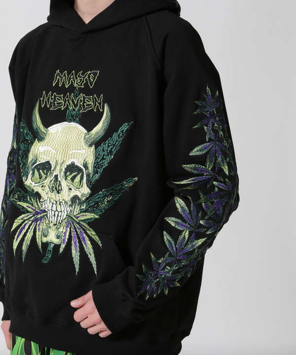 MAYO/メイヨー/MAYO Devil Skull Embroidery Hoodie