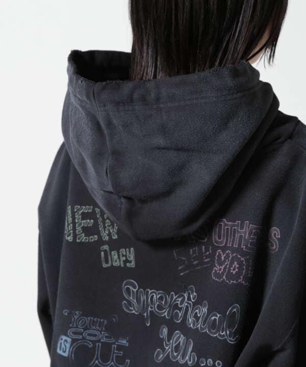 Maison MIHARAYASUHIRO/メゾン ミハラヤスヒロ/Smily face printed hoodie