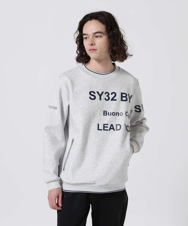 SY32 by SWEETYEARS /エスワイサーティトゥバイ スィートイヤーズ /DOUBLE FACE MOCK SWEAT SHIR