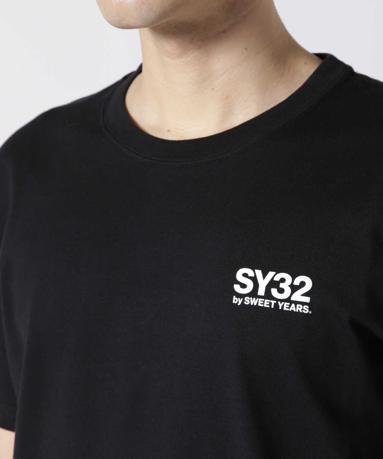 SY32 by SWEET YEARS /BOX LOGO BACK PRINT TEE | ROYAL FLASH