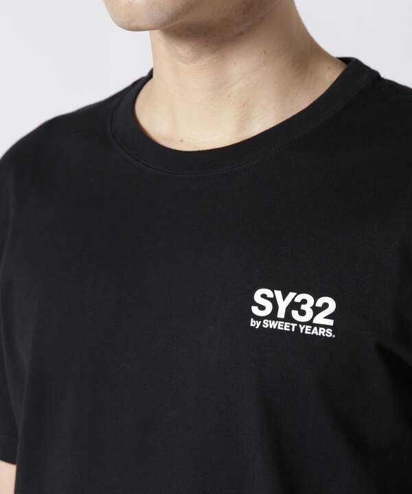 SY32 by SWEET YEARS /BOX LOGO BACK PRINT TEE