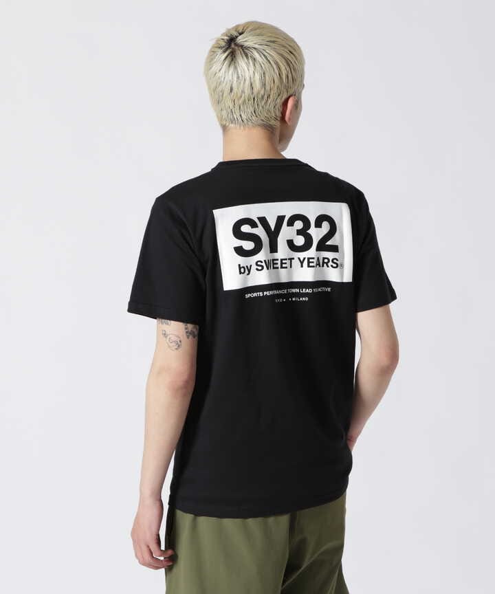 SY32 by SWEET YEARS /BOX LOGO BACK PRINT TEE | ROYAL