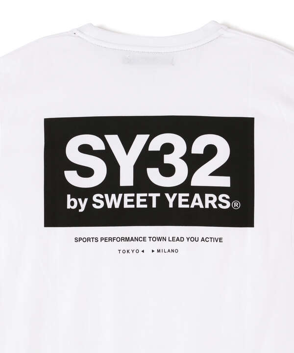SY32 by SWEET YEARS ／BOX LOGO BACK PRINT TEE／ロイヤルフラッシュ