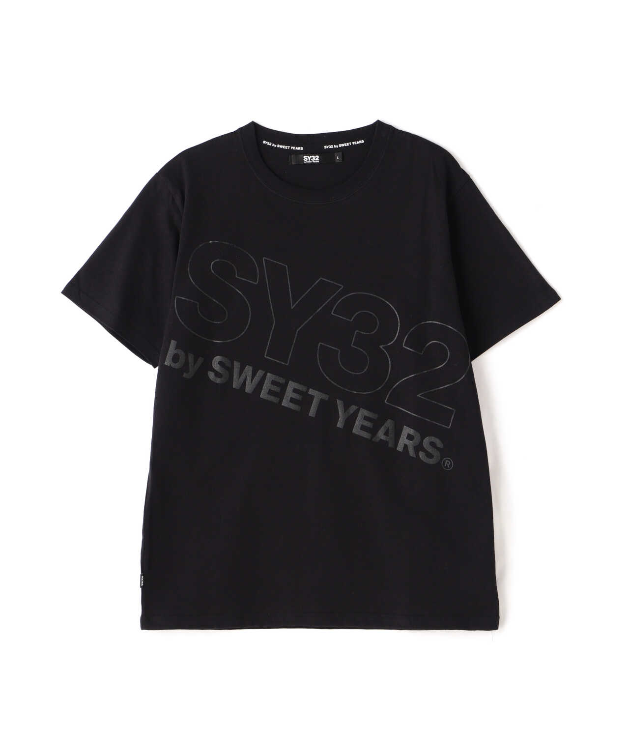 SY32 by SWEETYEARS/SLASH BIG LOGO TEE | ROYAL FLASH ( ロイヤル