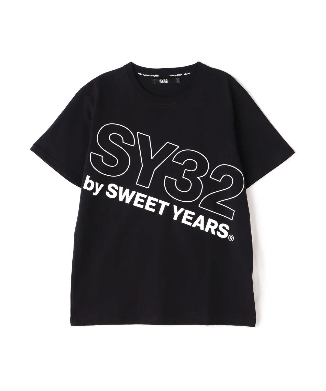 SY32 by SWEETYEARS/SLASH BIG LOGO TEE | ROYAL FLASH ( ロイヤル