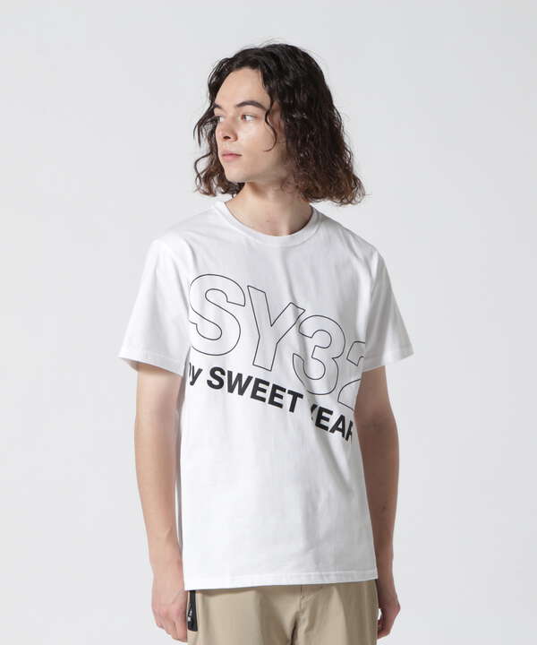 SY32 by SWEETYEARS/SLASH BIG LOGO TEE（7873134225） | ROYAL FLASH