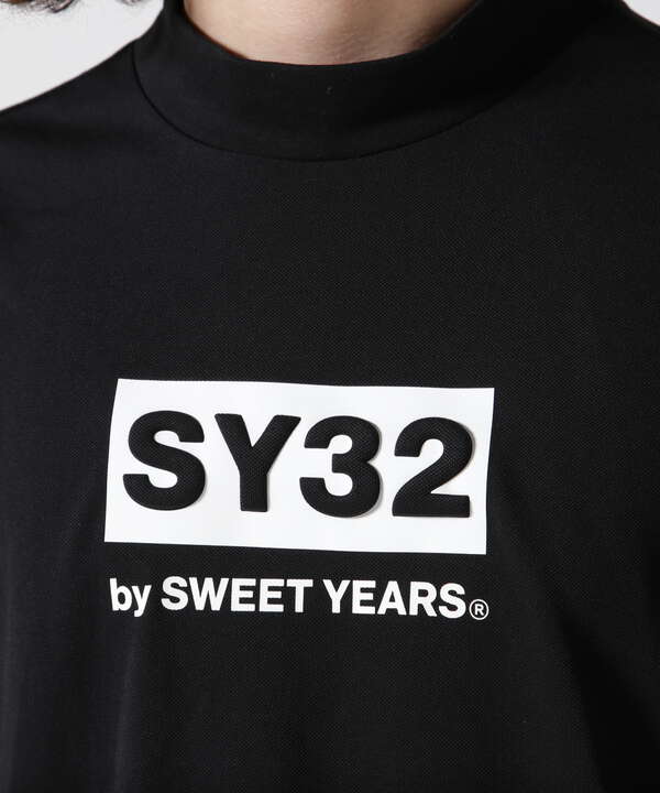 SY32 by SWEETYEARS /MOCK NECK CRIMPING TEE