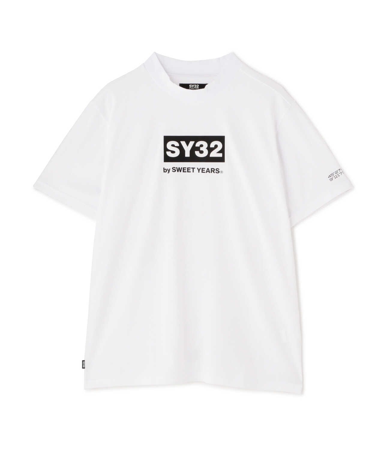 SY32 by SWEETYEARS /MOCK NECK CRIMPING TEE | ROYAL FLASH