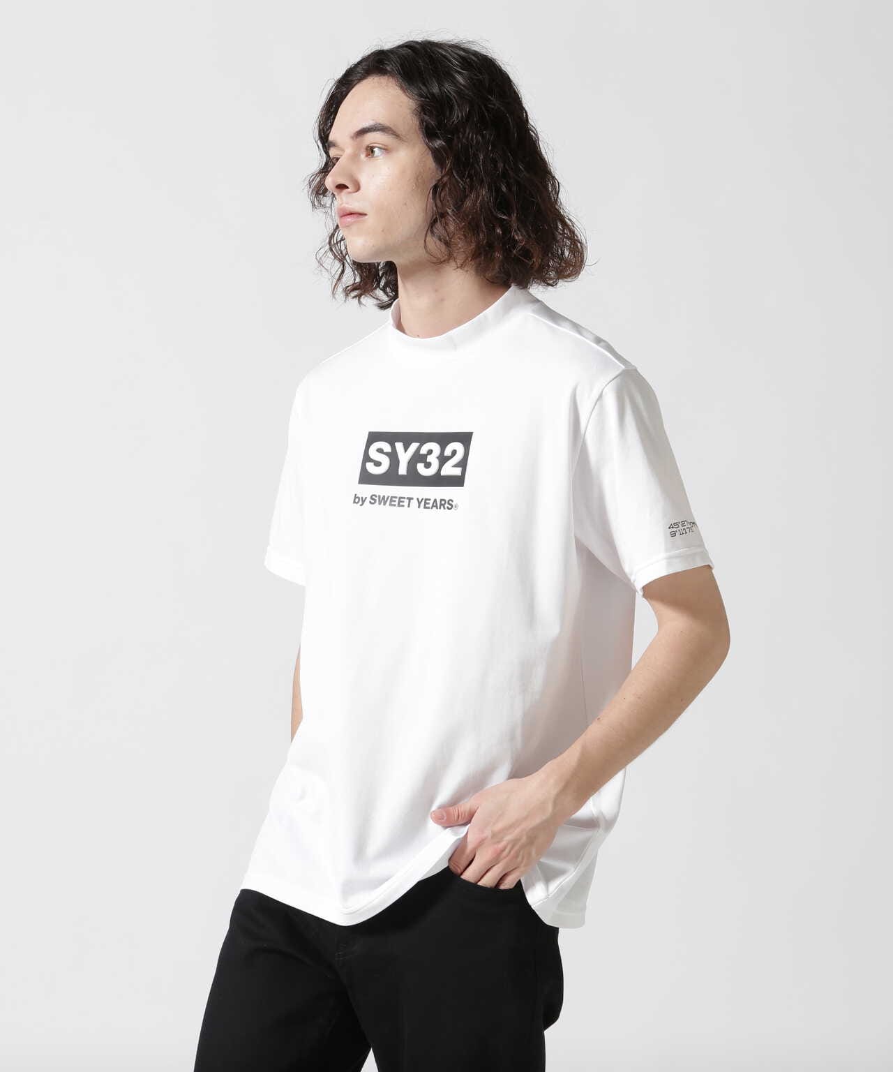 SY32 by SWEETYEARS /エスワイサーティトゥバイ スィートイヤーズ/MOCK NECK CRIMPING TEE-