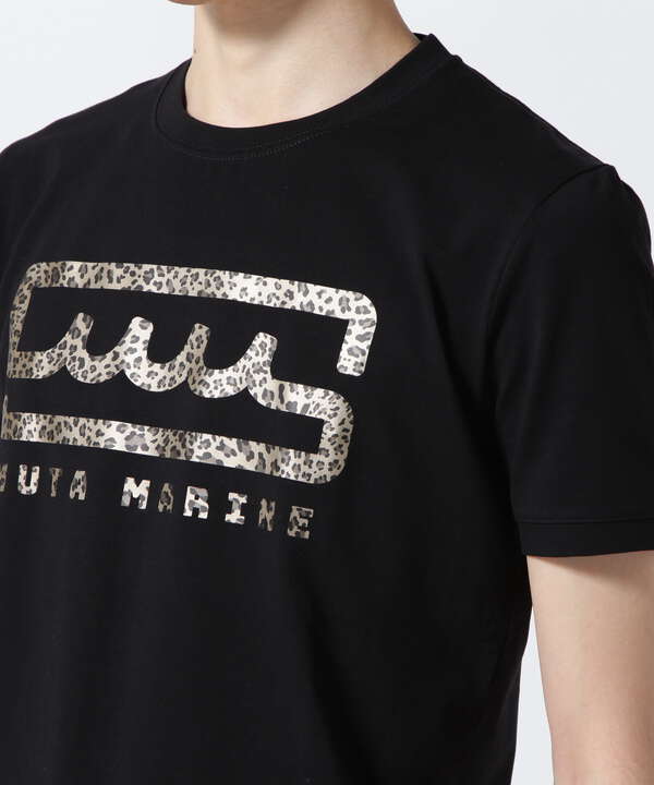 muta MARINE/ムータ マリン/ヒョウ柄プリントTシャツ