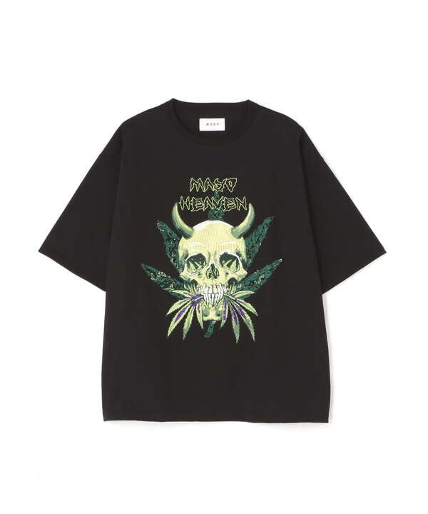 MAYO/メイヨー/Devil Skull Embroidery Shore Sleeve Tee