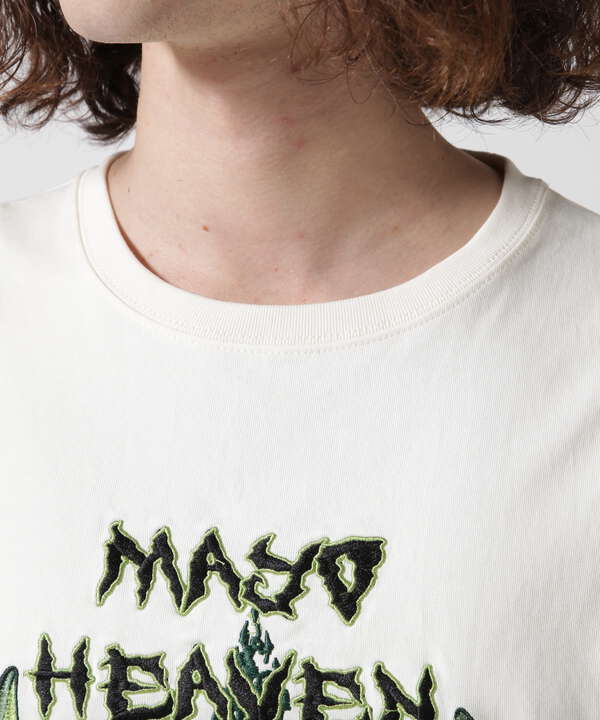 MAYO/メイヨー/Devil Skull Embroidery Shore Sleeve Tee