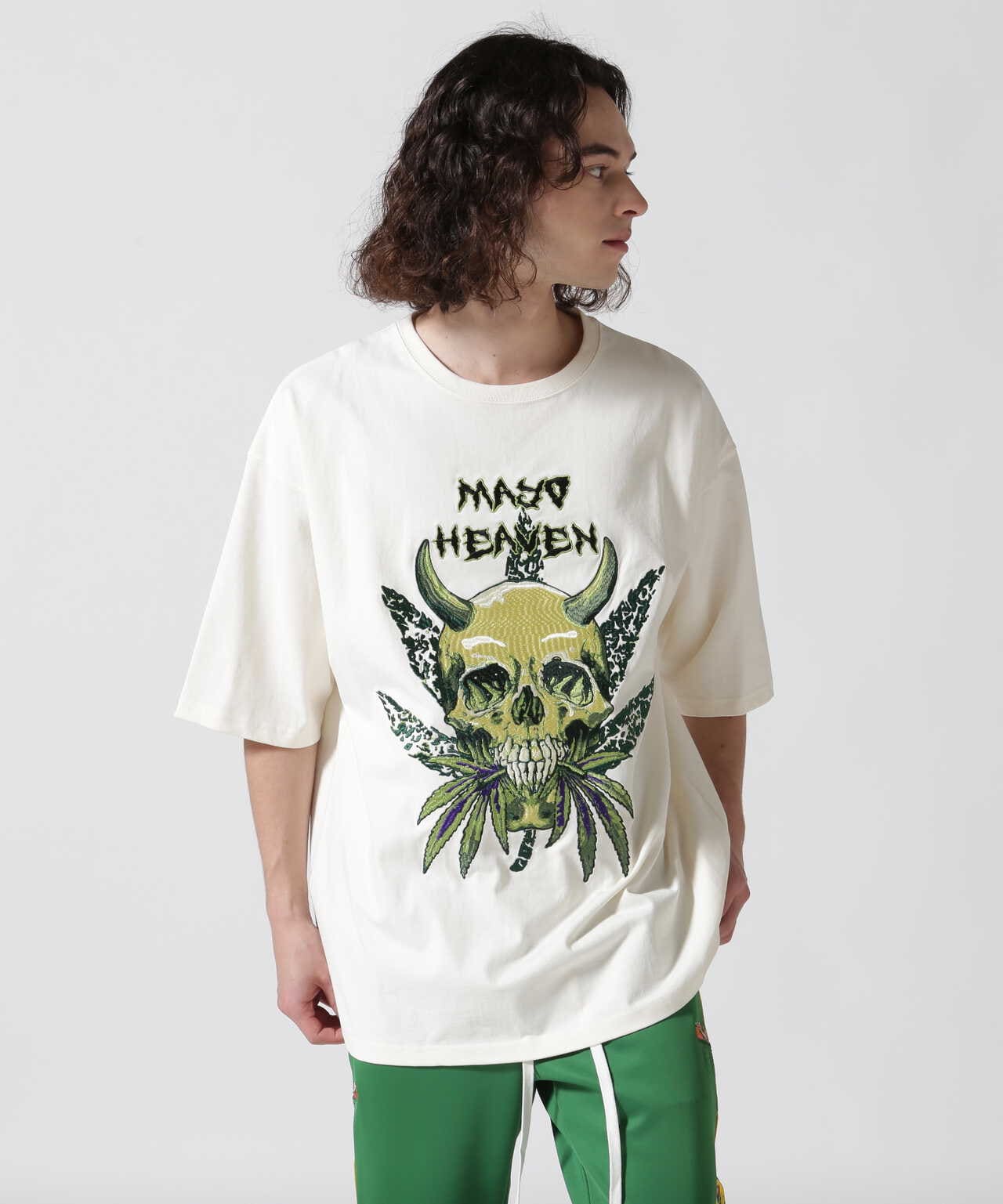 MAYO/メイヨー/Devil Skull Embroidery Shore Sleeve Tee | ROYAL