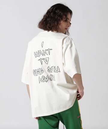 MAYO/メイヨー/Devil Skull Embroidery Shore Sleeve Tee