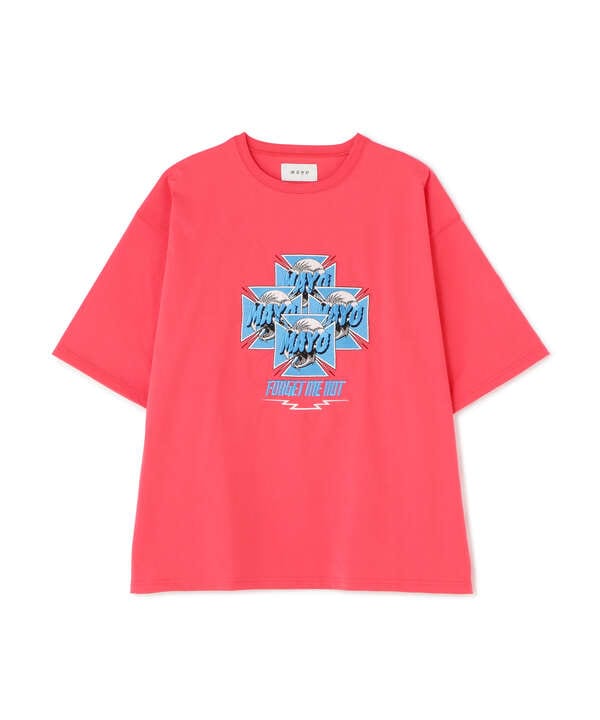 MAYO/メイヨー/MAYO Hawk Embroidery Short Sleeve Tee