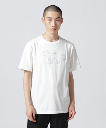 MAISON KITSUNE/メゾン キツネ/CONTOUR FOX PATCH RELAXED TEE