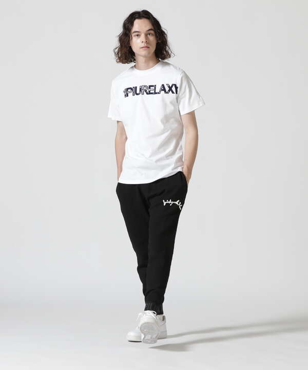 １PIU1UGUALE3 RELAX/ウノピゥウノウグァーレトレ リラックス/PAISLEY LOGO T-SHIRTS