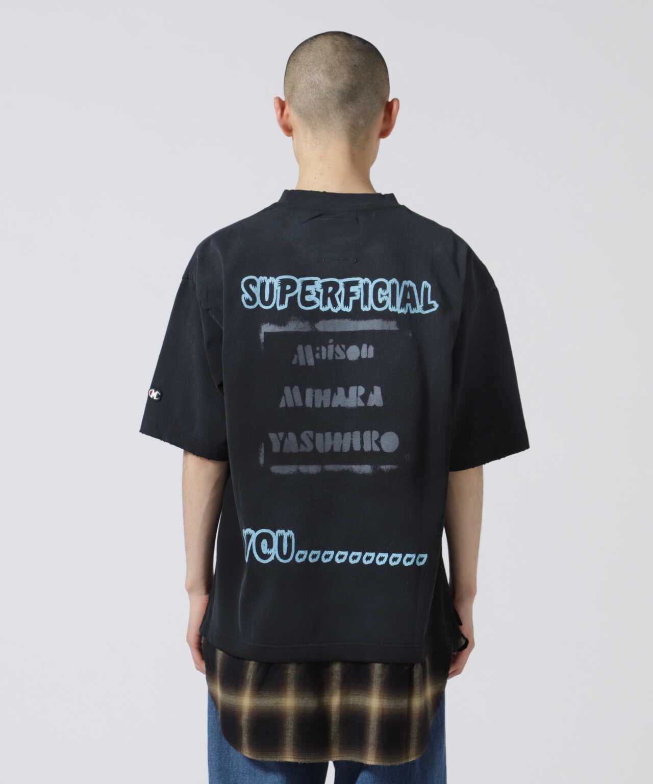 Maison MIHARAYASUHIRO/メゾン ミハラヤスヒロ/SHIRT LAYERED TEE