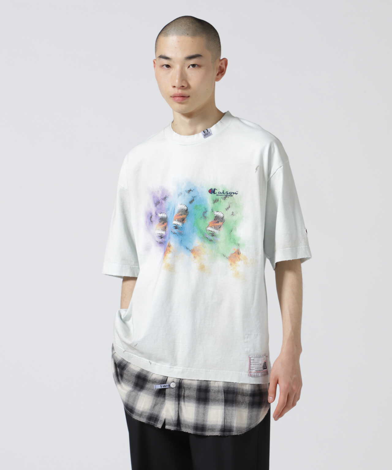 Maison MIHARAYASUHIRO/メゾン ミハラヤスヒロ/SHIRT LAYERED TEE