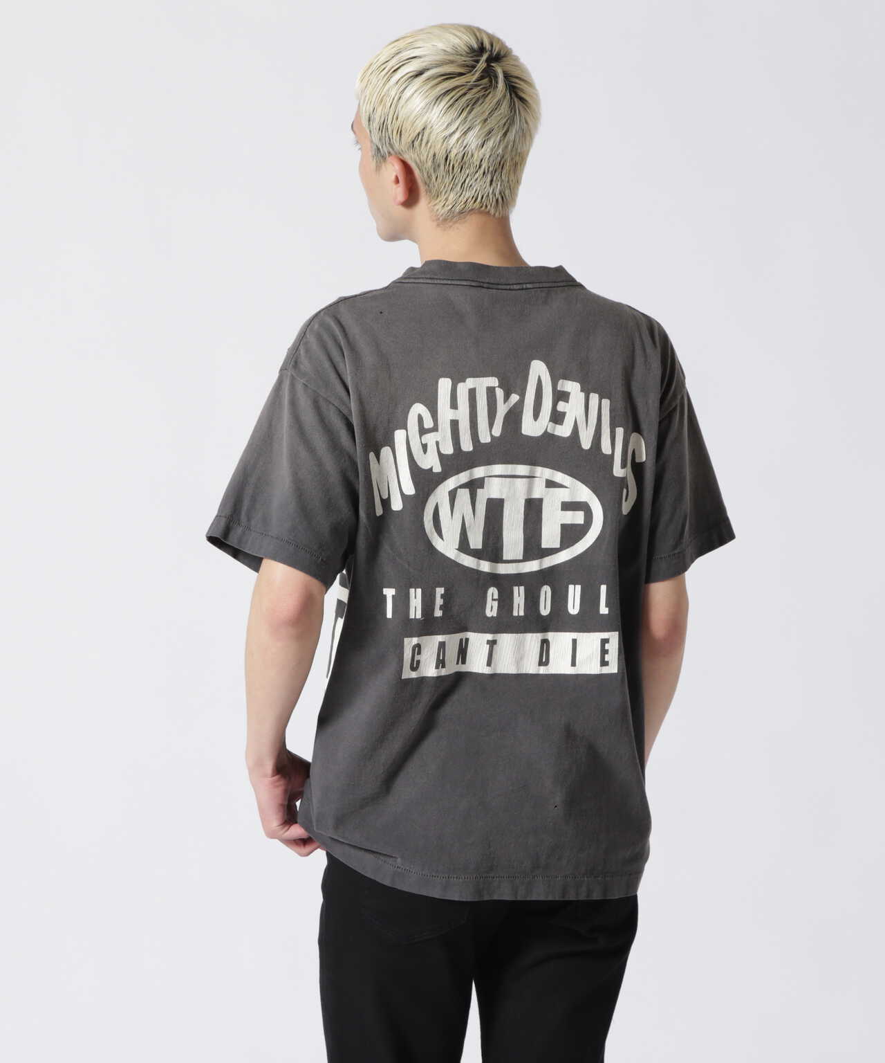 13,440円セントマイケル SAINT MICHAEL DEVIL/BLACK 半袖Tシャツ