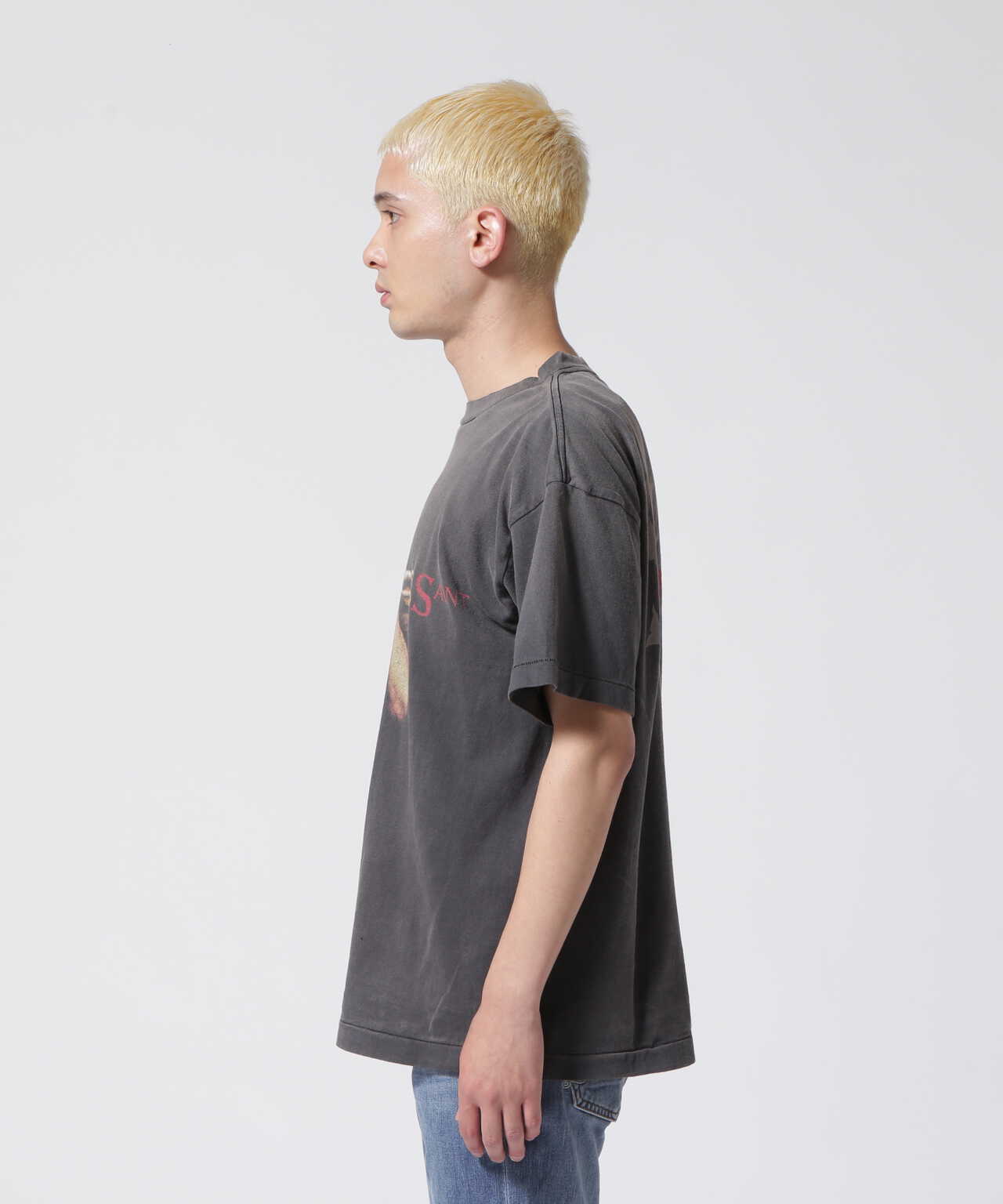 Saint Mxxxxxx SS TEE WE LIVE HELL Tシャツ-