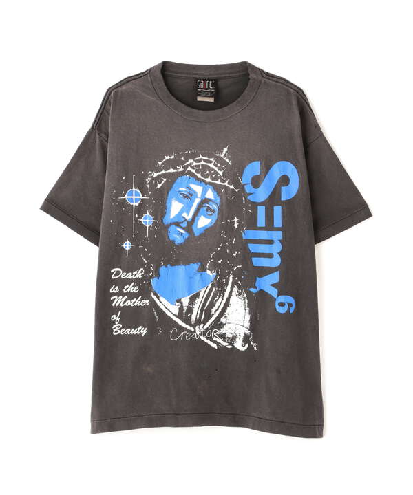 SAINT MICHAEL/セント マイケル/SS TEE/DEATH IS MTHR/BK（7873134439