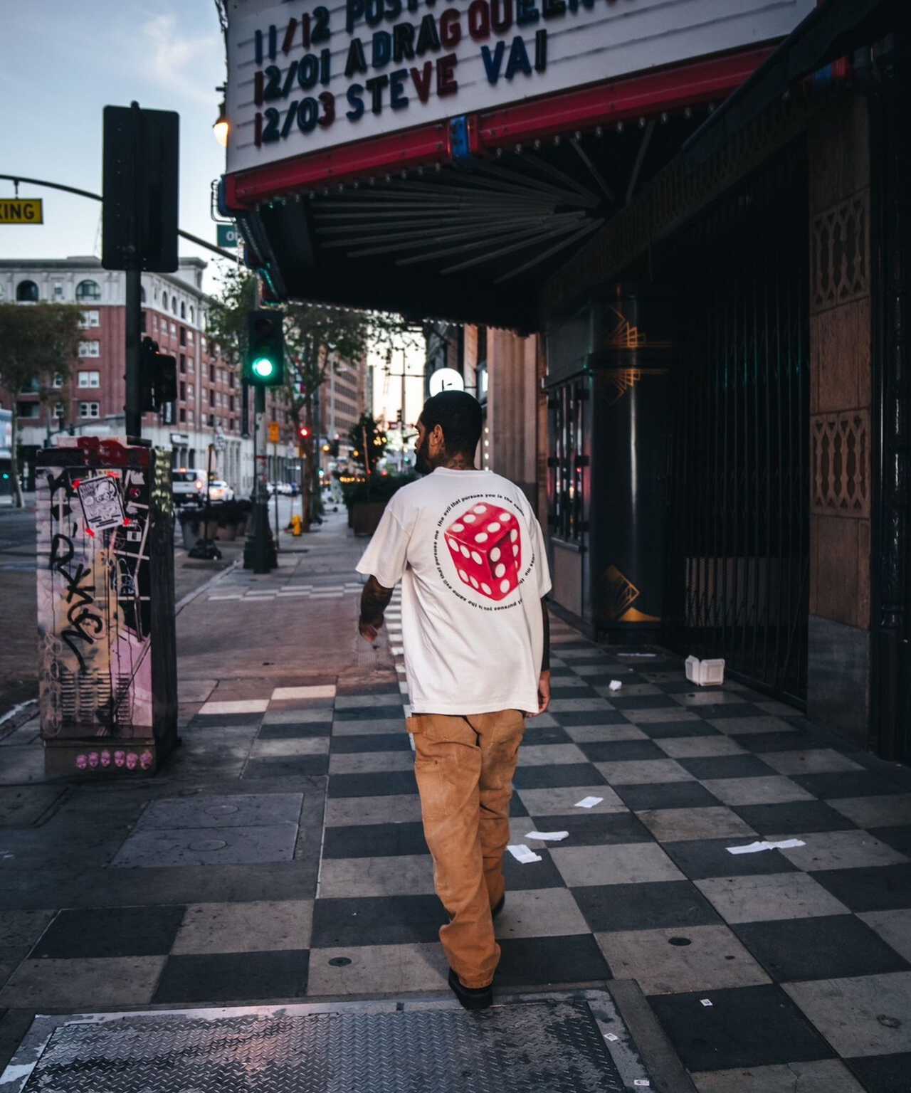 SAINT MICHAEL/セント マイケル/SS TEE/DICE/WHITE | ROYAL FLASH