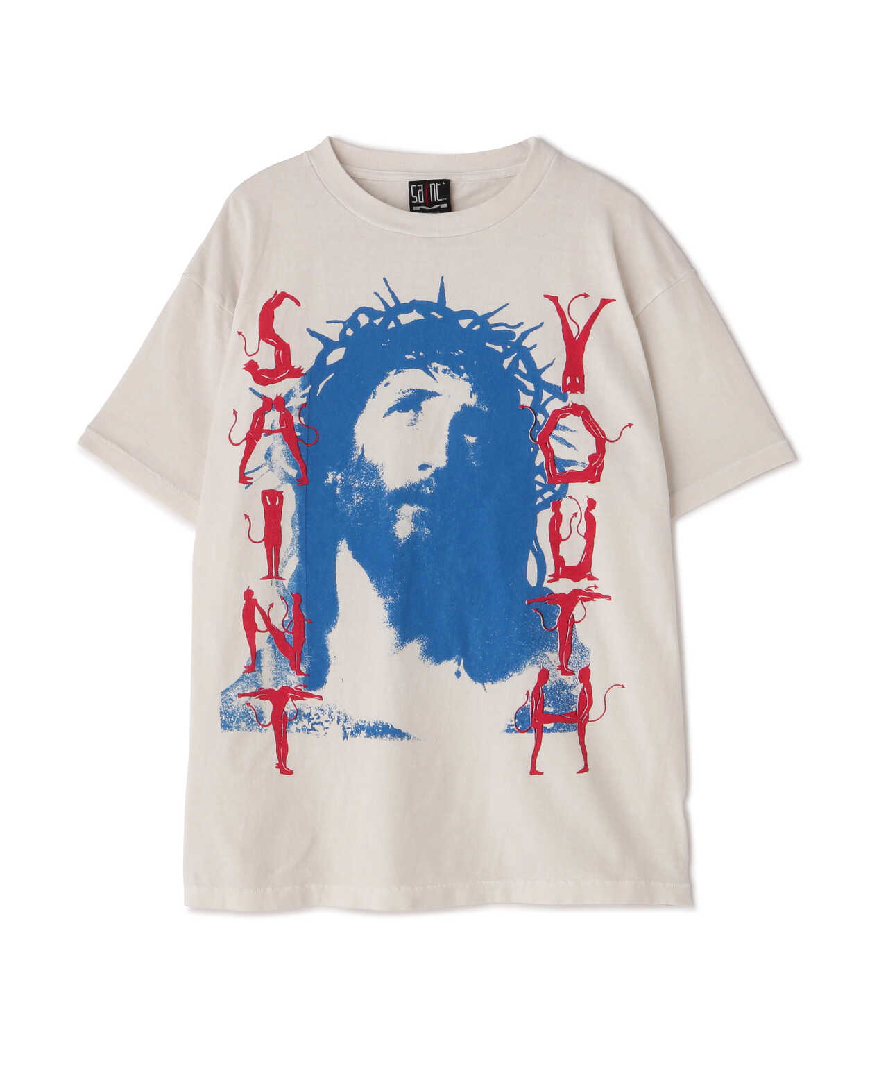 SAINT MICHAEL/セント マイケル/SS TEE/ST YOUTH/WHITE | ROYAL FLASH